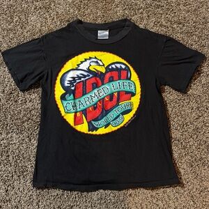Vintage 1990 Billy Idol charmed life world tour tshirt